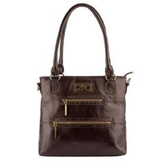 Bolsa de ombro em couro Alícia-Feminino