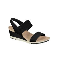 Modare, Sandália Modare Feminina Napa Floather com Elástico Canelado (Preto, BR, Adulto, Numérico, 34)