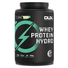 DUX HUMAN HEALTH Whey Protein Hydro 900g Baunilha – Absorção Rápida, Baixo Teor de Lactose, Suporte para Ganho Muscular