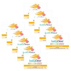 Kit 10 Sabonete na Barra Baby Dove Hidratação Balanceada 75g