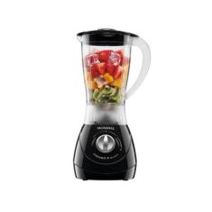 Liquidificador Power 2 Black Mondial Preto e Prata 550W L-28, Preto, 1