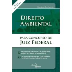 Livro - Direito Ambiental: Para Concursos De Juiz Federal
