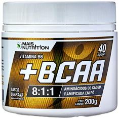 Mais Nutrition BCAA Pó 8:1:1 Sabor Guarana 200g