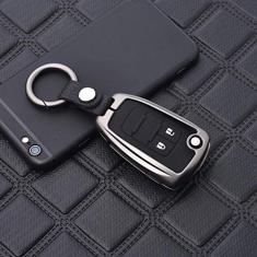 TPHJRM Porta-chaves do carro Capa Smart Zinc Alloy Key, apto para opel corsa d astra k vivaro antara signum buick, Porta-chaves do carro ABS Smart Car Key Fob