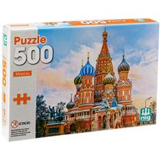 Quebra Cabeça Moscou 500 Peças, Nig Brinquedos