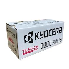 Kyocera 1T02R7BUSV Modelo TK-5242M Cartucho de toner magenta para Ecosys P5026cdw/M5526cdw, Kyocera genuína, até 3000 páginas