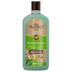 Tio Nacho - Shampoo Reconstrutor Total com Aloe Vera para reparação total, 415ml, Elimina e proteje contra os danos