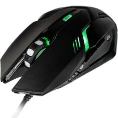 Mouse Gamer Arbor 2400 DPI com Led Verde - Mymax