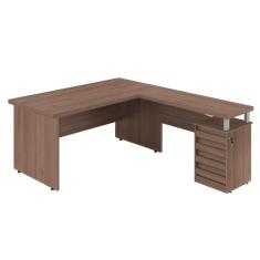 Mesa Em L 1.8 Brasil Noce