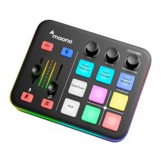 Mesa De Som Stream Deck Maono Caster G1 Neo Rgb Bluetooth