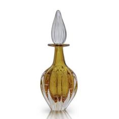 Garrafa Em Cristal Murano Âmbar - São Marcos