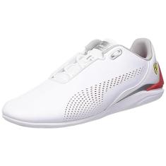 PUMA Tênis masculino Ferrari Drift Cat Decima, Puma Branco rosso Corsa, 41
