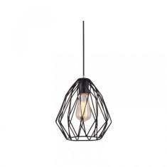 Pendente 1xe27 Christa Taschibra Preto