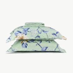 Jogo Lençol S/Elástico King 400 Fios 3 Pçs Estampado - Casa Di Valle, 