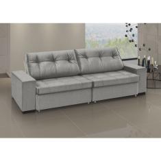 Sofá Orion - Retrátil / Reclinável 280 Cm Linho