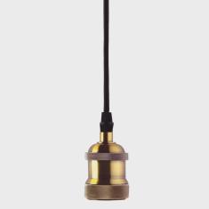 Pendente Taschibra Dot Metal Indie E27 Bivolt Ouro