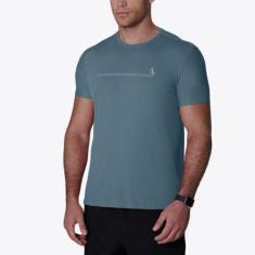 Camiseta Lupo Masculina Poliamida Básica 77053-004, Azul claro, P