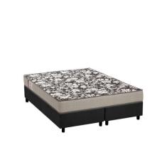 Cama Box Queen: Colchão Espuma Ortobom Physical Ultra Resistente + Bas