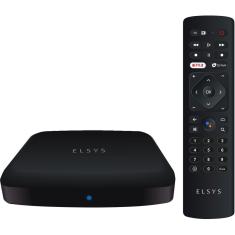 Receptor Android Conversor Digital TV Streaming Box 4K Elsys ETRI02