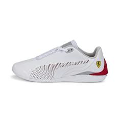 PUMA Tênis masculino Ferrari Drift Cat Decima, Puma White-rosso Corsa, 44