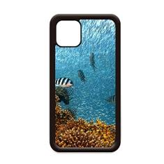 Capa para iPhone 11 Pro Max com imagem da natureza e peixe oceano para Apple Mobile
