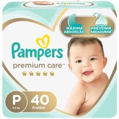 Pampers Fraldas Premium Care P 40 Unidades