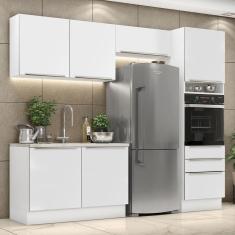 Cozinha Completa Madesa Lux 260005 Com Armário E Balcão