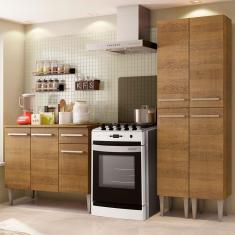 Cozinha Compacta Emilly Front com Balcão e Paneleiro Madesa