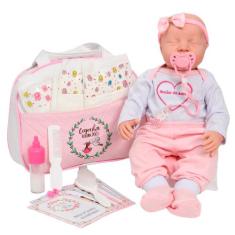 Boneca Reborn Menina Realista Sonho de Amor Enxoval Completo - Cegonha