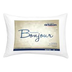Travesseiro De Algodão Barato Ortobom Macio Bonjour - Beatriz Enxovais