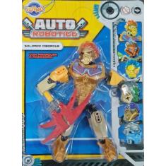 Boneco Soldado Ciborgue Auto Robótico Poseable Colecionável - Toyng, M