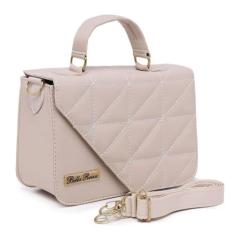 Bolsa Feminina Transversal E Lateral De Ombro Bordada Pequena Luxo - B