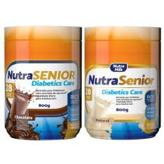 Kit 2 Nutra Senior Diabetics Care 800g-28 Vitaminas E minerais - Nutra