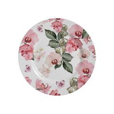 Jogo Sobremesa Encanto Flor Alleanza 6 Pratos 1º Linha - Alleanza Cerâ