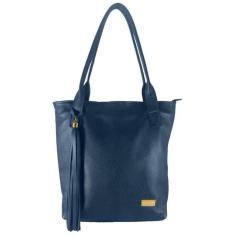 Bolsa Sacola Topgrife Couro Azul Marinho