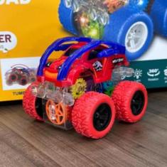 Carrinho Fricção Rotating Stunt carro 4x4 Giro 360º Miniatura com led 