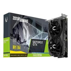 ZOTAC Placa gráfica para jogos GeForce GTX 1660 Super 6GB GDDR6 192 bits, super compacta, ZT-T16620F-10L