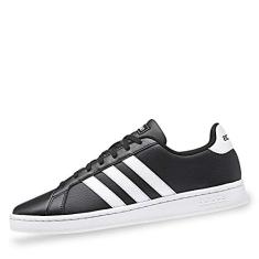 adidas Tênis masculino Grand Court, Preto Negbás Ftw Bla Ftw Bla 000, 11