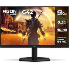 Monitor Gamer 24” AOC AGON 24G42HE/57 Full HD 200Hz 0,3ms NVIDIA G-Sync Preto