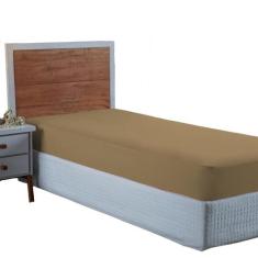 Lençol Solteiro Aveludado 400 Fios Cama Box e Infantil com Elástico Av