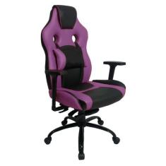 Cadeira Gamer com Almofada Linha Gamer Racing Roxo - Design Office Móv