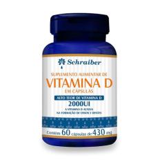 Suplemento De Vitamina D 2000 Ui - Schraiber
