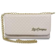 Bolsa Feminina Bolsinha Transversal Mini Bag Metalassê De Ombro E Mão Com Alça e Corrente