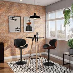 banqueta giratória itabira preta