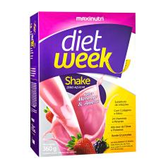 Diet Week Shake Morango e Amora 360g Maxinutri 360g
