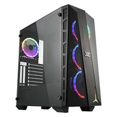 Gabinete Gamer Xigmatek Cyclops Black Rgb Com 4 Fans