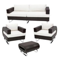 Conjunto De Sofá Completo Modelo Begônia Preto