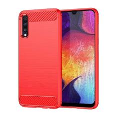 Capas para Samsung Galaxy A50.Caso básico,Botão de pressão flexível / 360 ° Proteção completa,Anti-fingerpirnts