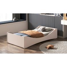 Cama Infantil Evolutiva Solteiro Lunna Rosa fosco