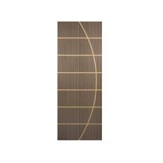 Kit com 2 Folhas de Porta Madeira Decorada 210x80cm Espessura 3,5cm Neblina Mgm Carvalho Quebec